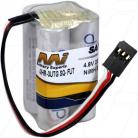 4/BK-3MCCE SQ-FUT  Premium 4 x AA NiMH type Square c/w Futaba type connector.